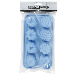 Siliconen Gietmal Cakejes Blauw