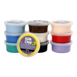 Silk Clay - Basiskleuren, 10x40gr.
