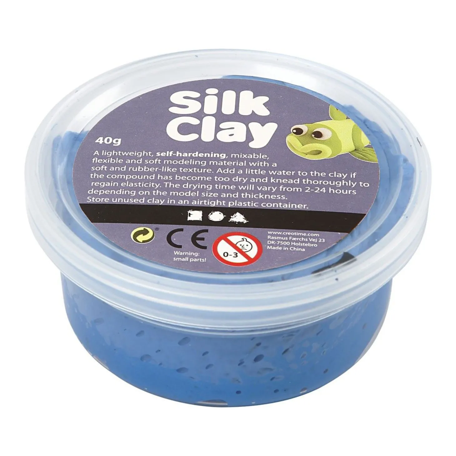 Silk Clay - Blauw, 40gr.