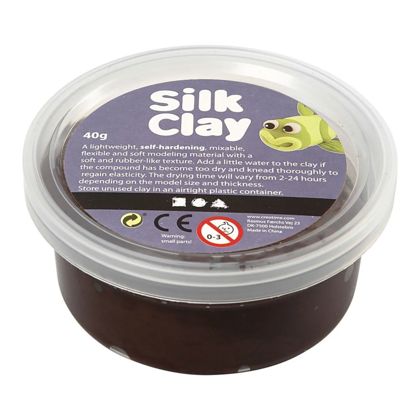 Silk Clay - Bruin, 40gr.