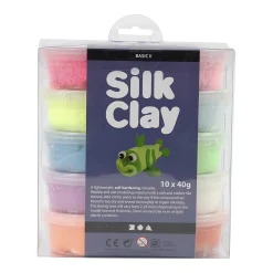 Silk Clay - Felle Kleuren, 10x40gr