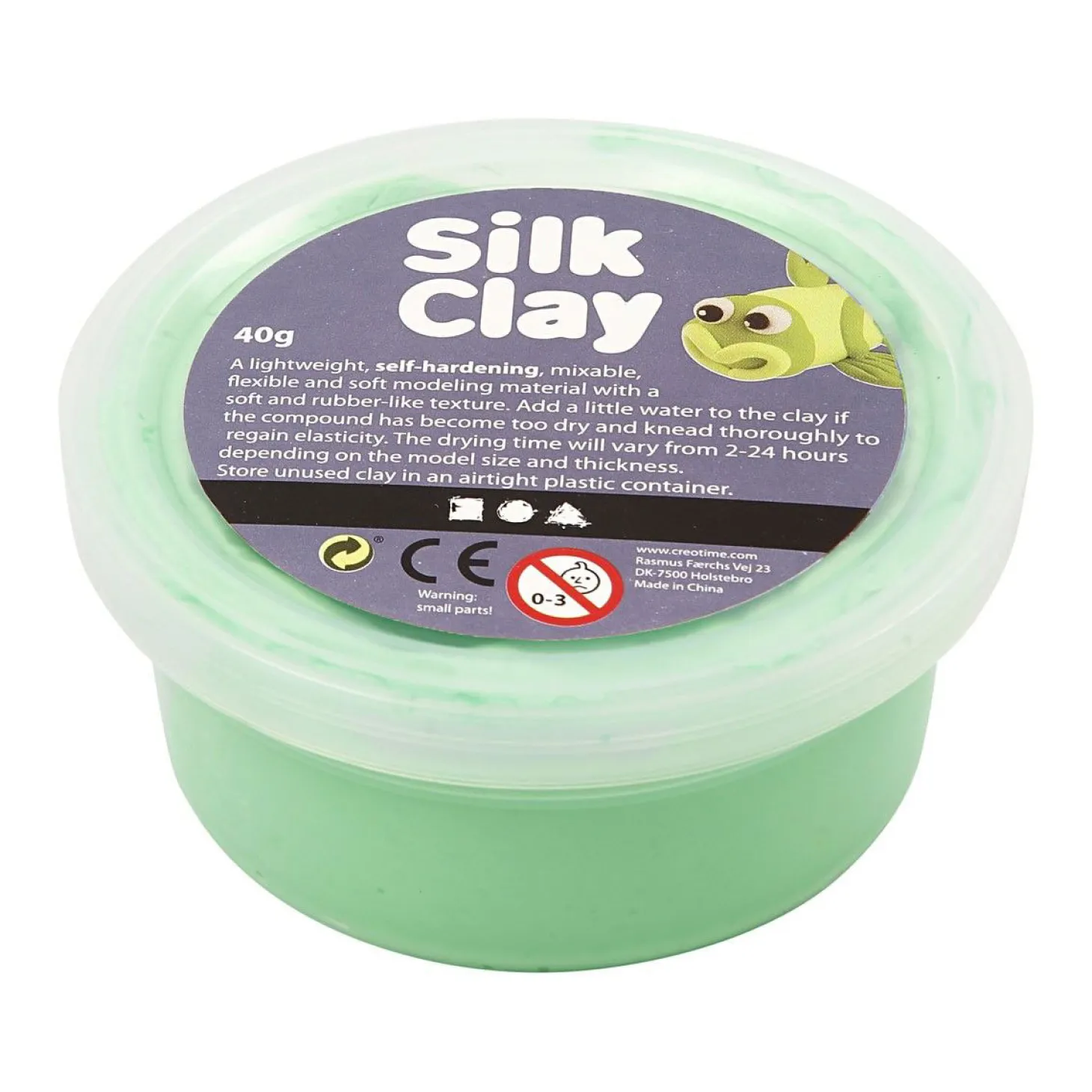 Silk Clay - Lichtgroen, 40gr.