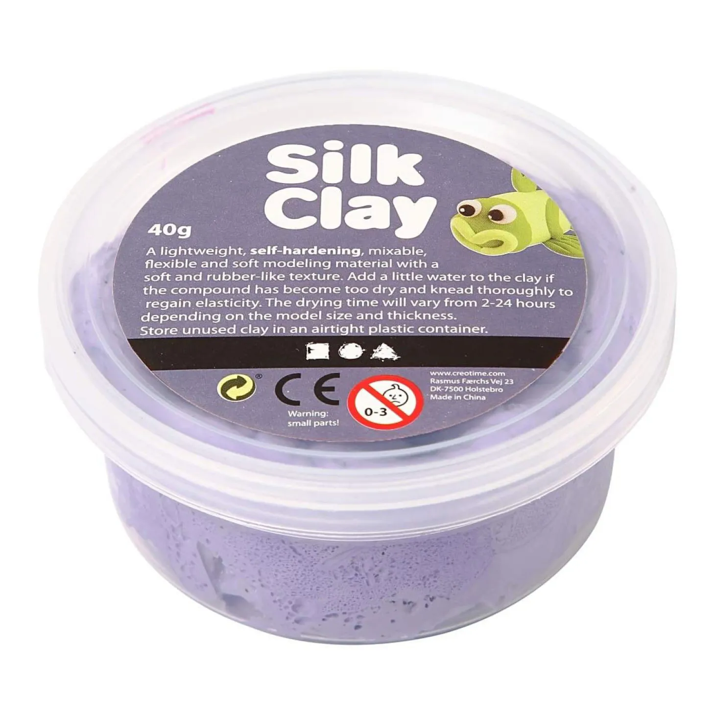 Silk Clay - Paars, 40gr.