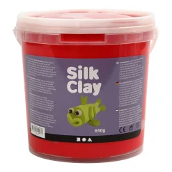 Silk Clay - Rood, 650gr.