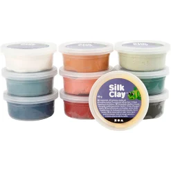 Silk Clay, Pastelkleuren, 10dlg.