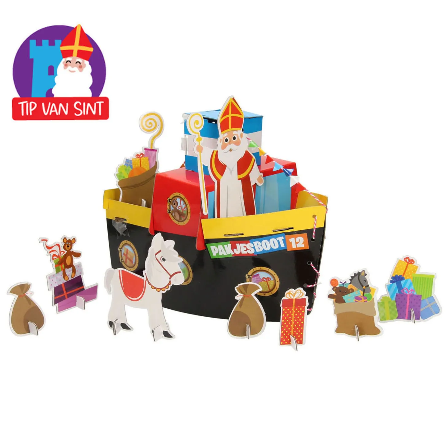 Sinterklaas Knutselset - Maak je eigen Stoomboot