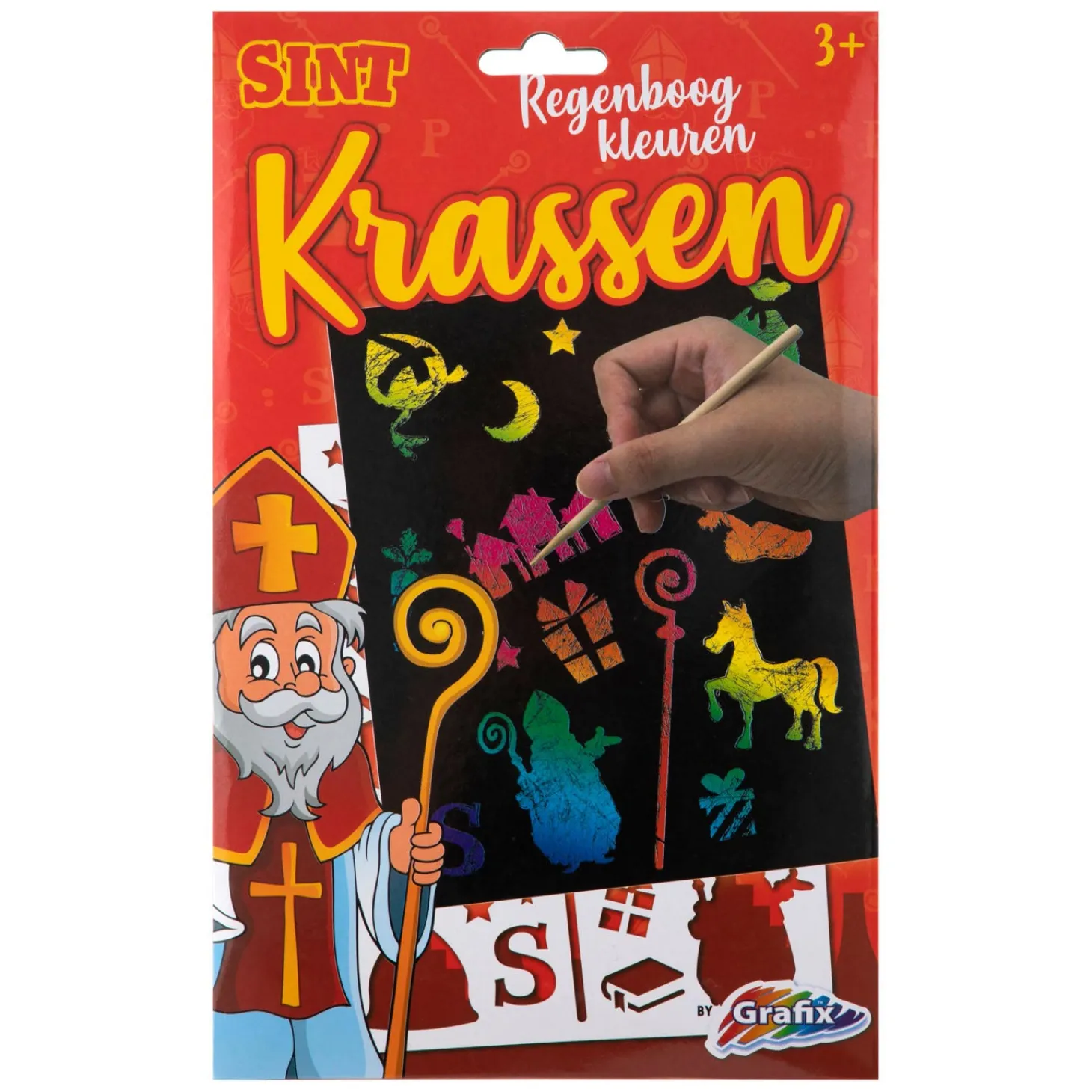 Sinterklaas Krassen Regenboog Kleuren