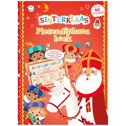 Sinterklaas Pietendiplomaboek met Stickers
