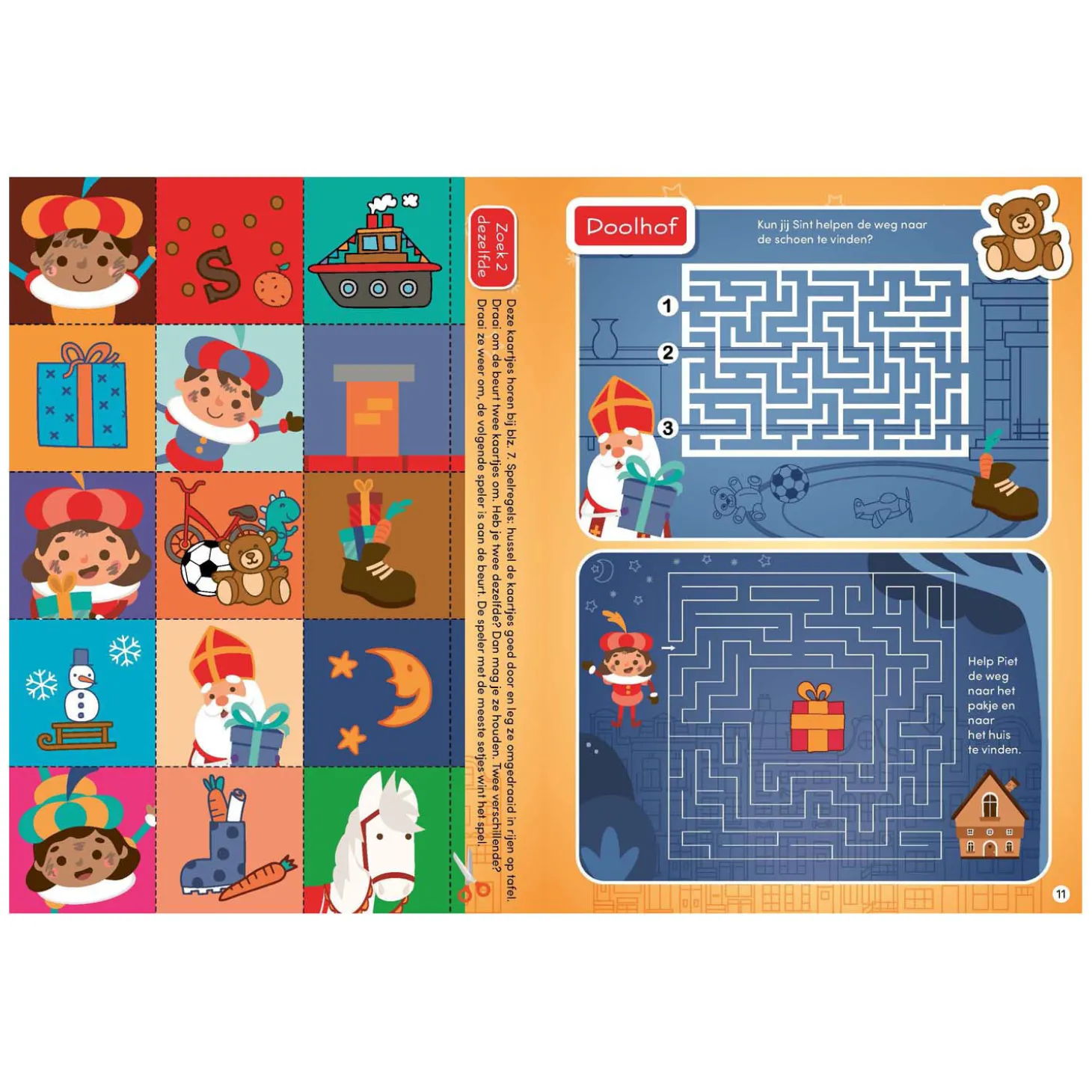 Sinterklaas Pietendiplomaboek met Stickers