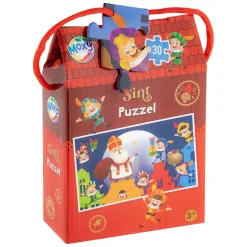 Sinterklaas Puzzel in Doosje - 30st.