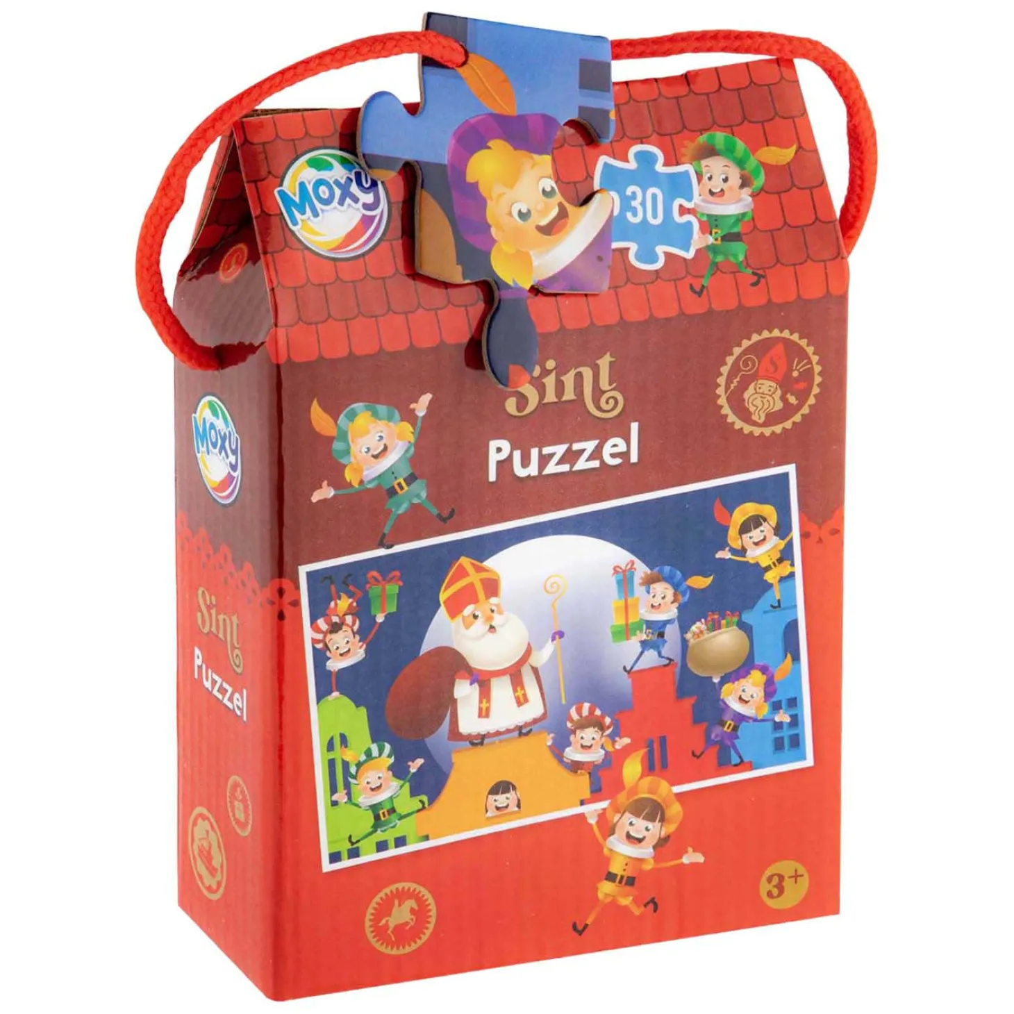 Sinterklaas Puzzel in Doosje - 30st.