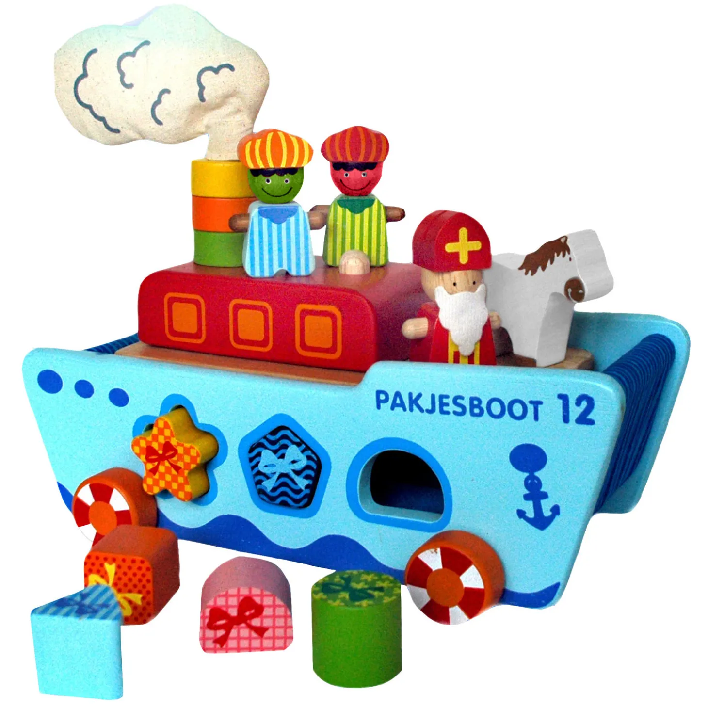 Sinterklaasboot met Pasvormen