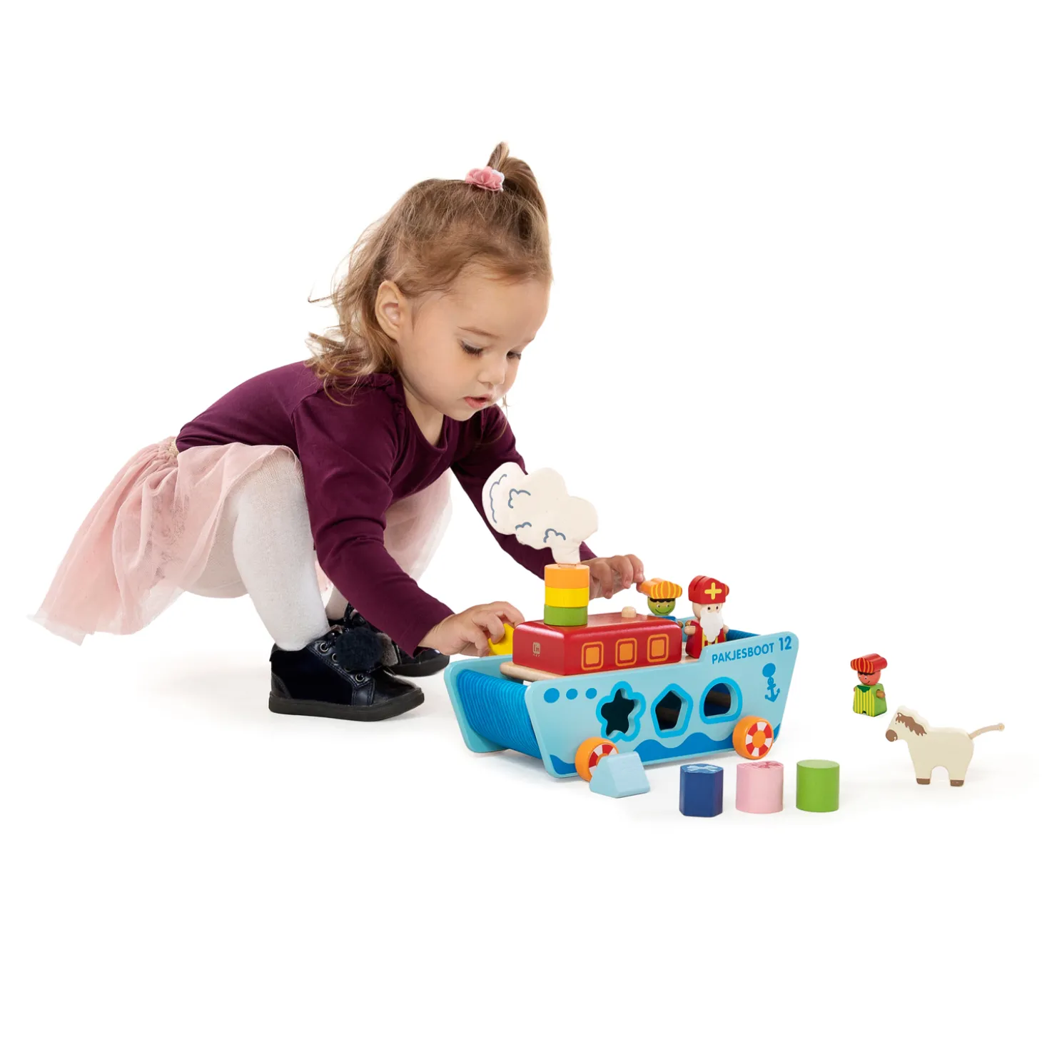 Sinterklaasboot met Pasvormen