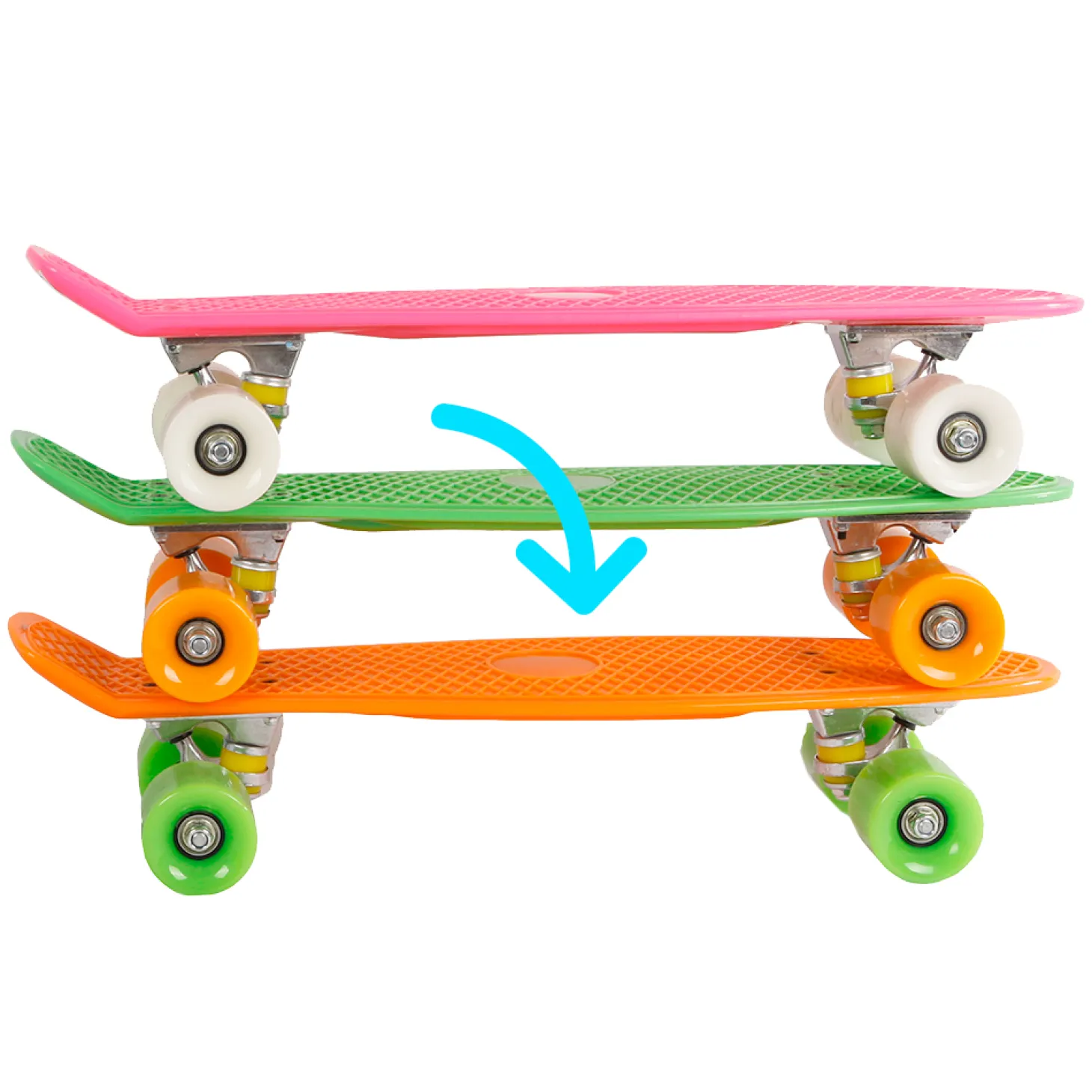 Skateboard Pennyboard Abec 7 - Oranje