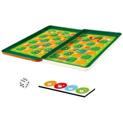 Slangen- en Ladderspel Magnetisch in Blik