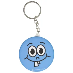 Sleutelhanger - Lachgezicht met Spiegeltje