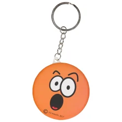 Sleutelhanger - Lachgezicht met Spiegeltje