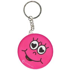 Sleutelhanger - Lachgezicht met Spiegeltje