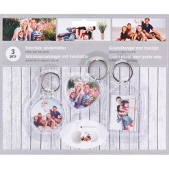 Sleutelhanger Fotolijst, 3st.