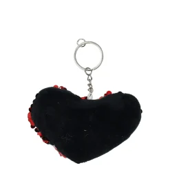 Sleutelhanger Hart met Pailletten