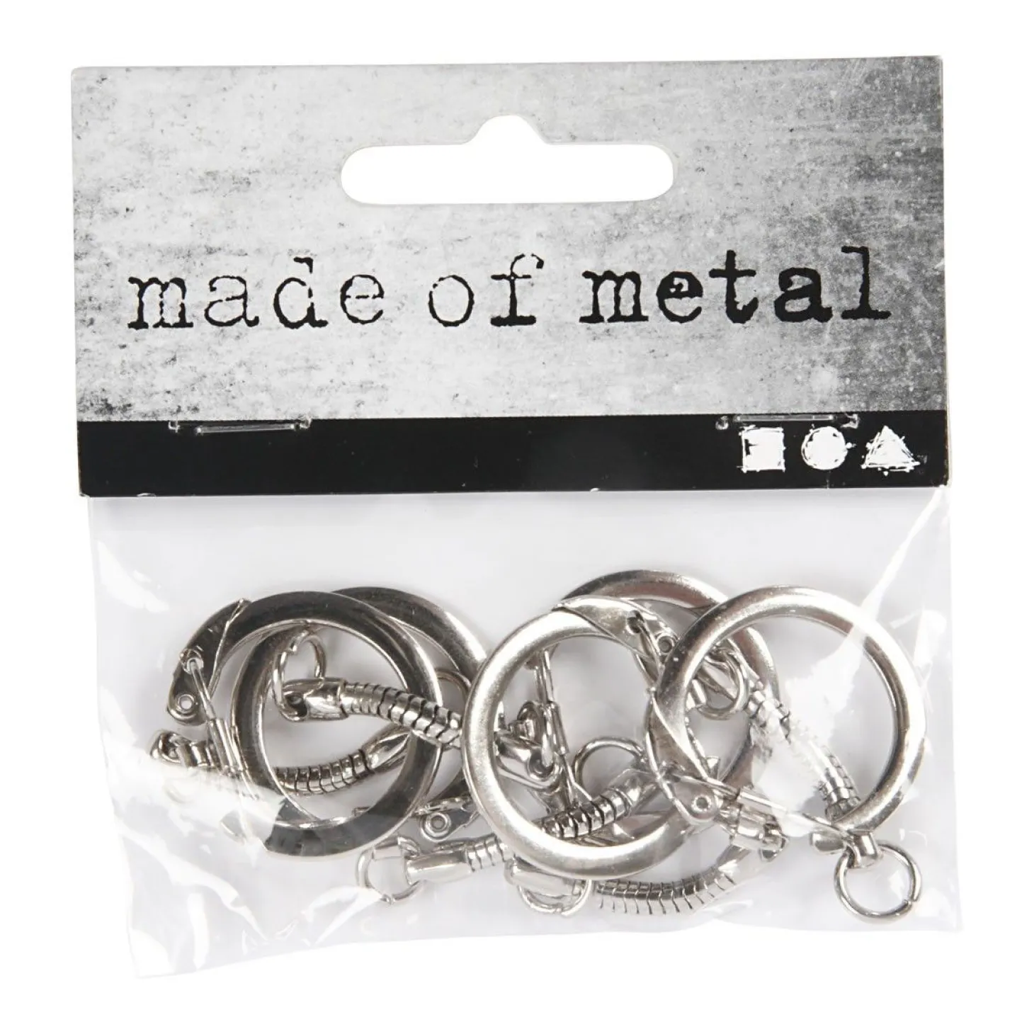 Sleutelhanger met Sluiting, 5st.