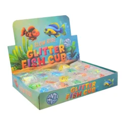Slow Rise Glitter Kubus met Vis