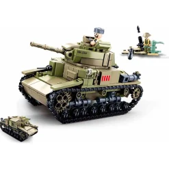 Sluban WWII - Italiaanse Tank 2in1 - 463dlg.