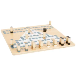 Small Foot - Barricade en Halma Houten Bordspel 2in1