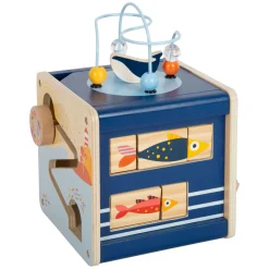 Small Foot - Houten Activiteitenkubus Oceaan