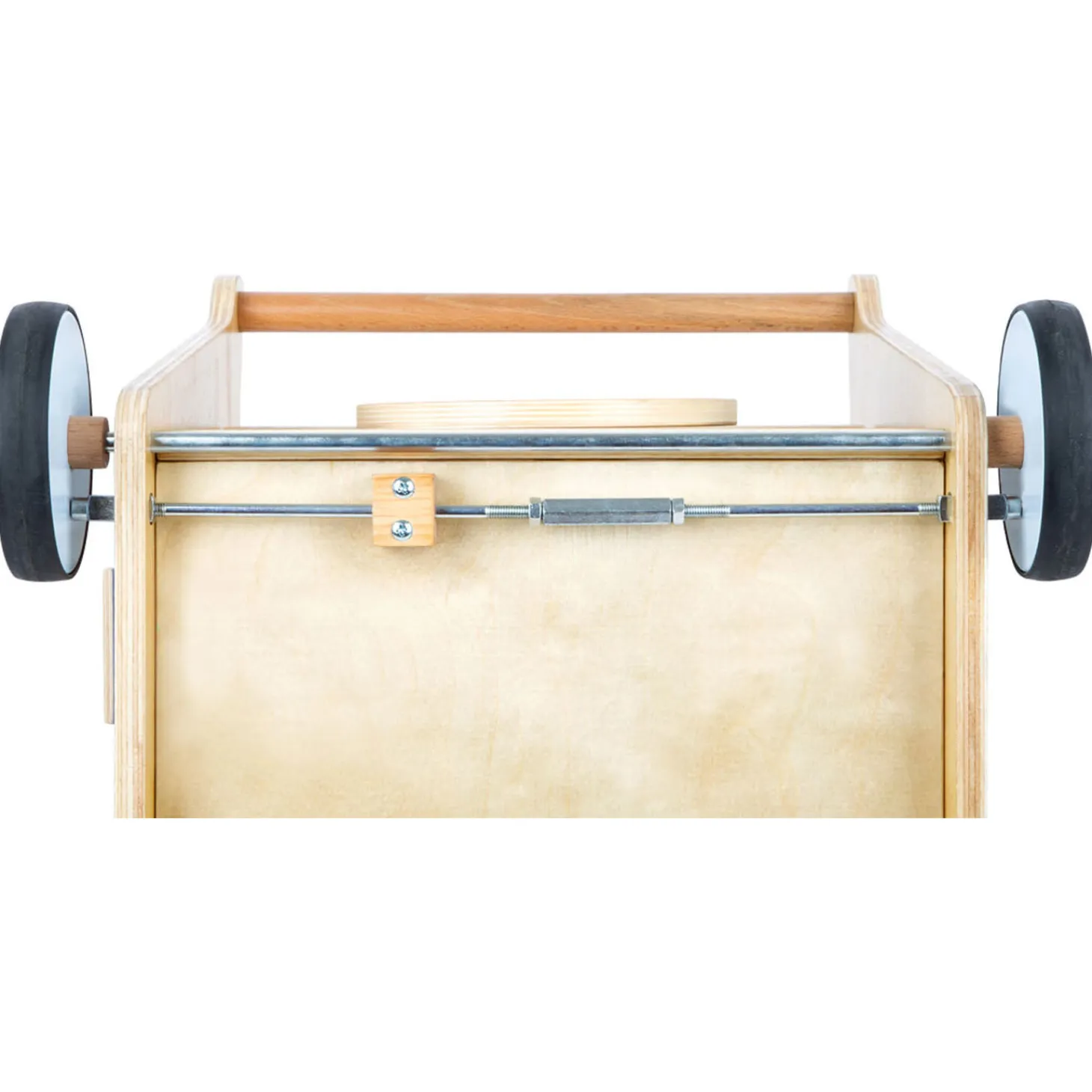 Small Foot - Houten Activiteiten Loopwagen Walvis