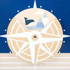 Small Foot - Houten Activiteiten Loopwagen Walvis