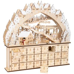 Small Foot - Houten Adventskalender Ski
