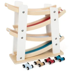 Small Foot  -  Houten Autobaan met 4 Auto's