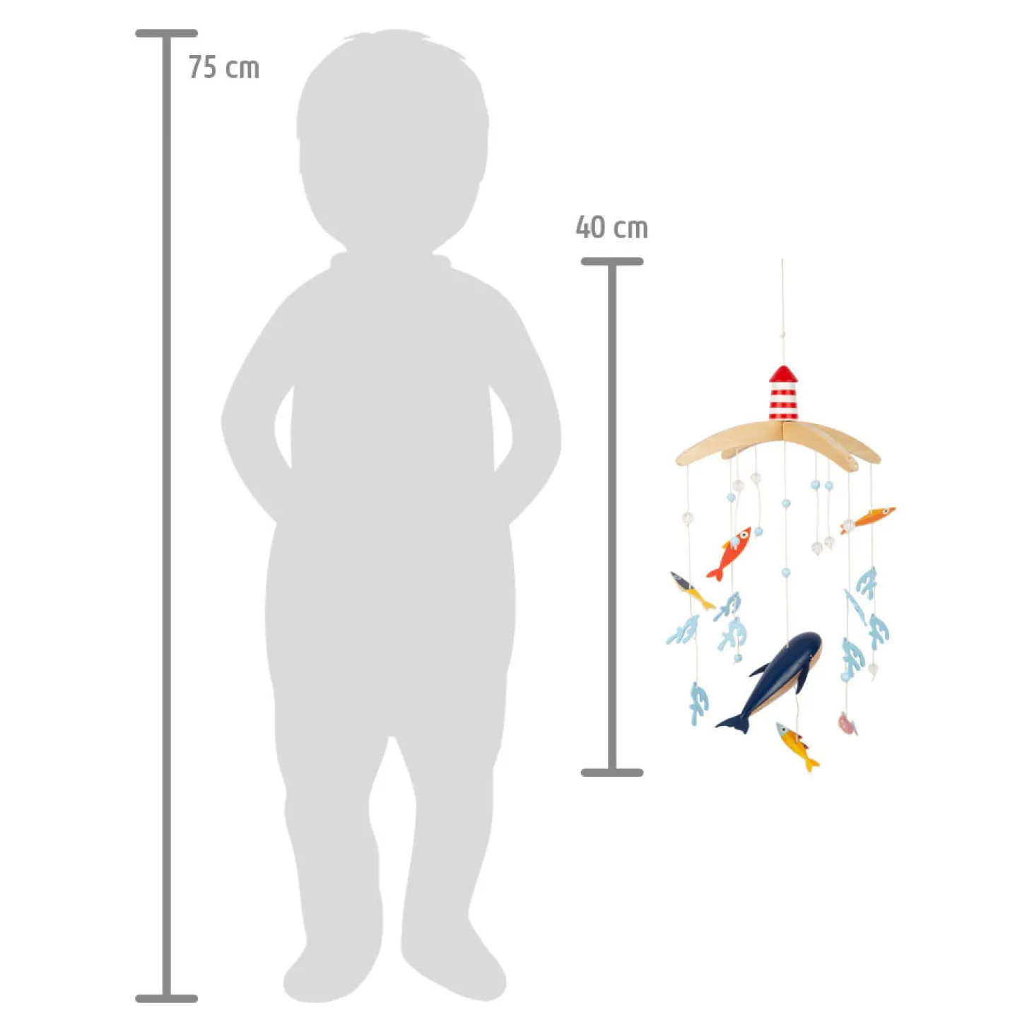 Small Foot - Houten Baby Mobiel Groot Oceaan