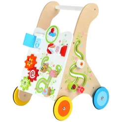 Small Foot - Houten Baby Walker Loopwagen Kleurrijk