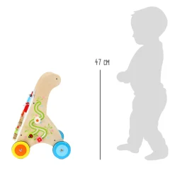 Small Foot - Houten Baby Walker Loopwagen Kleurrijk