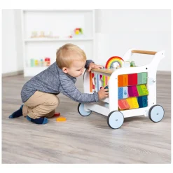 Small Foot - Houten Baby Walker Loopwagen Bloemen