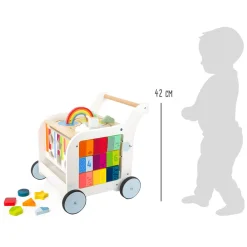 Small Foot - Houten Baby Walker Loopwagen Bloemen