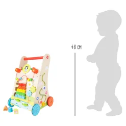 Small Foot - Houten Baby Walker Loopwagen Kleurrijk