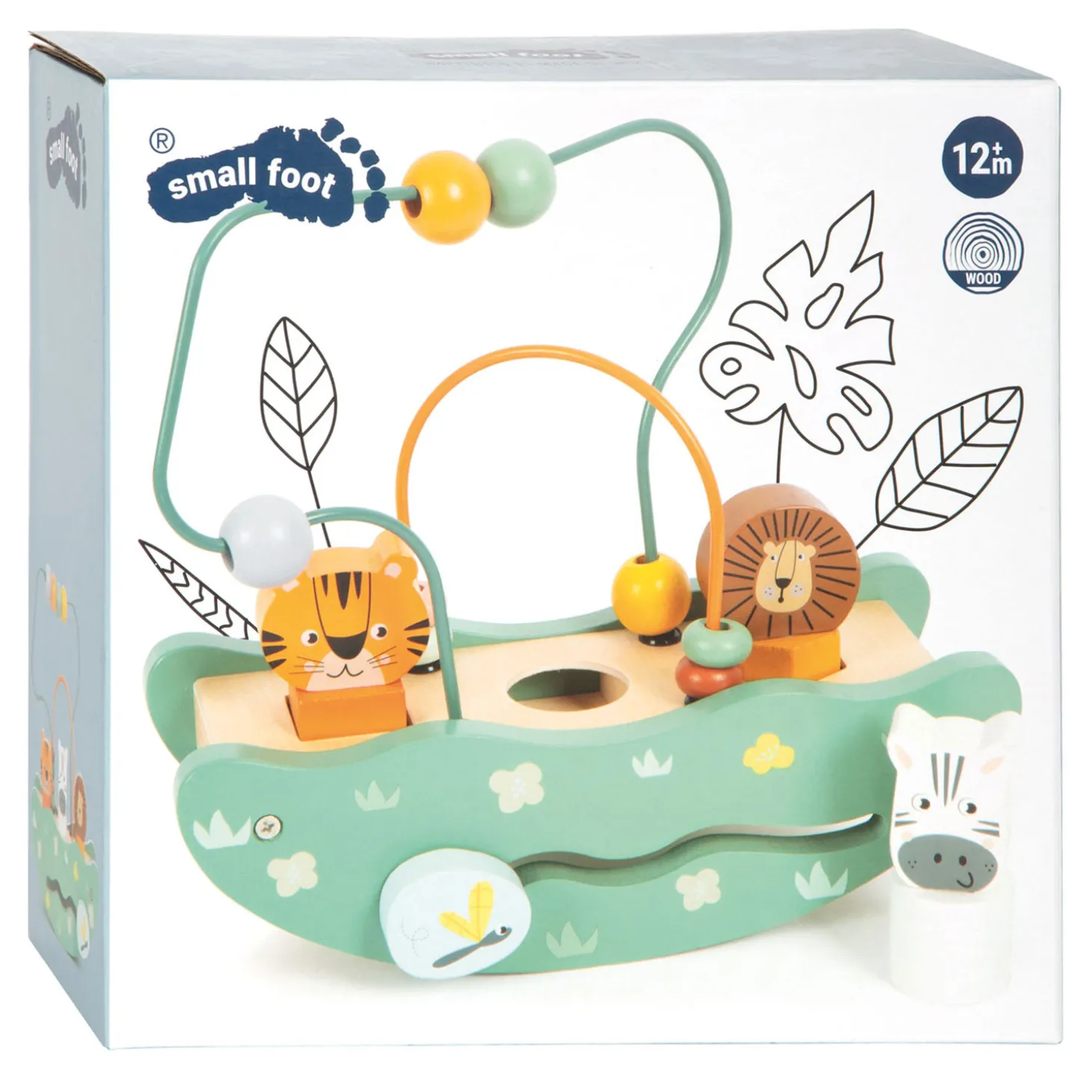 Small Foot - Houten Balans Motoriekspiraal Safari