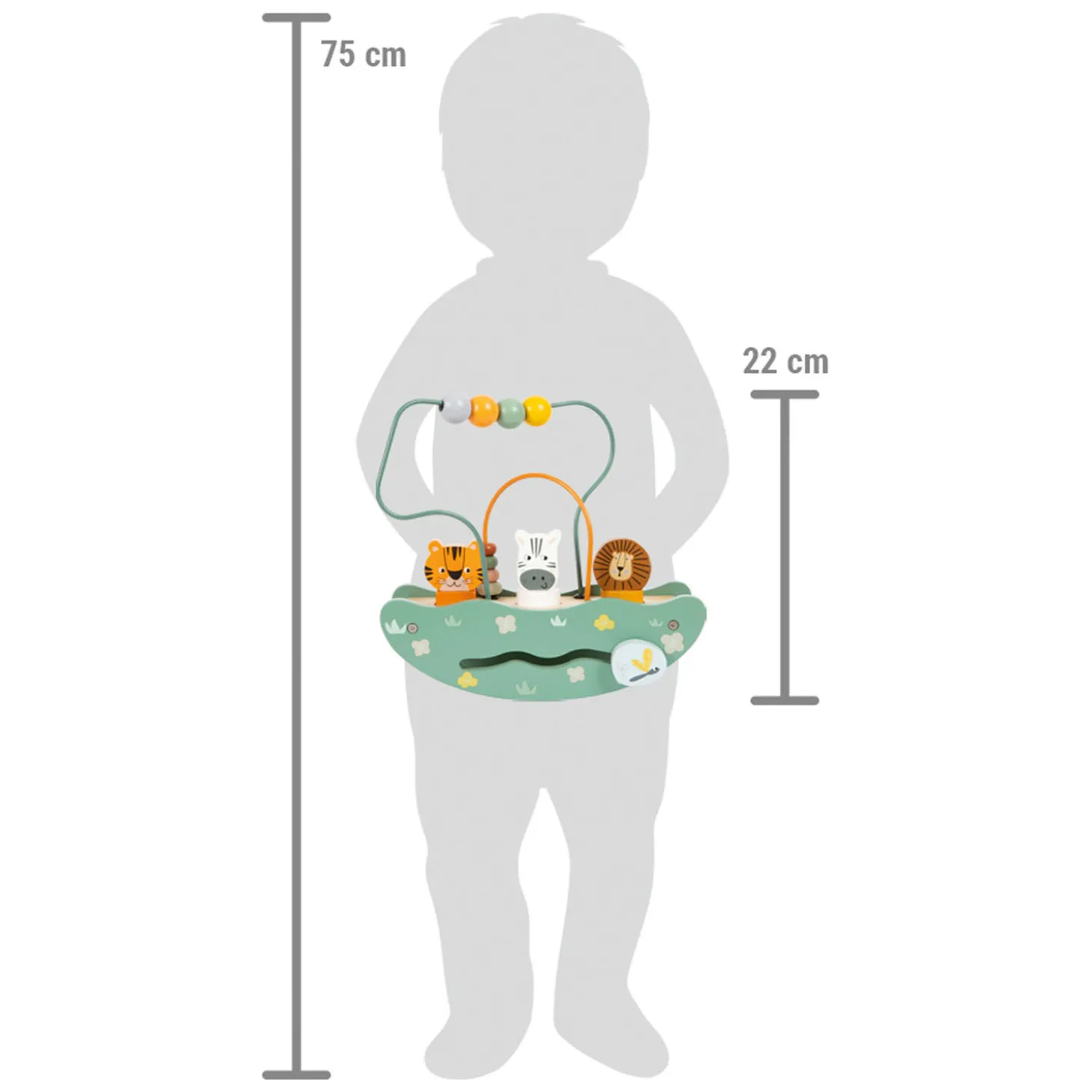 Small Foot - Houten Balans Motoriekspiraal Safari