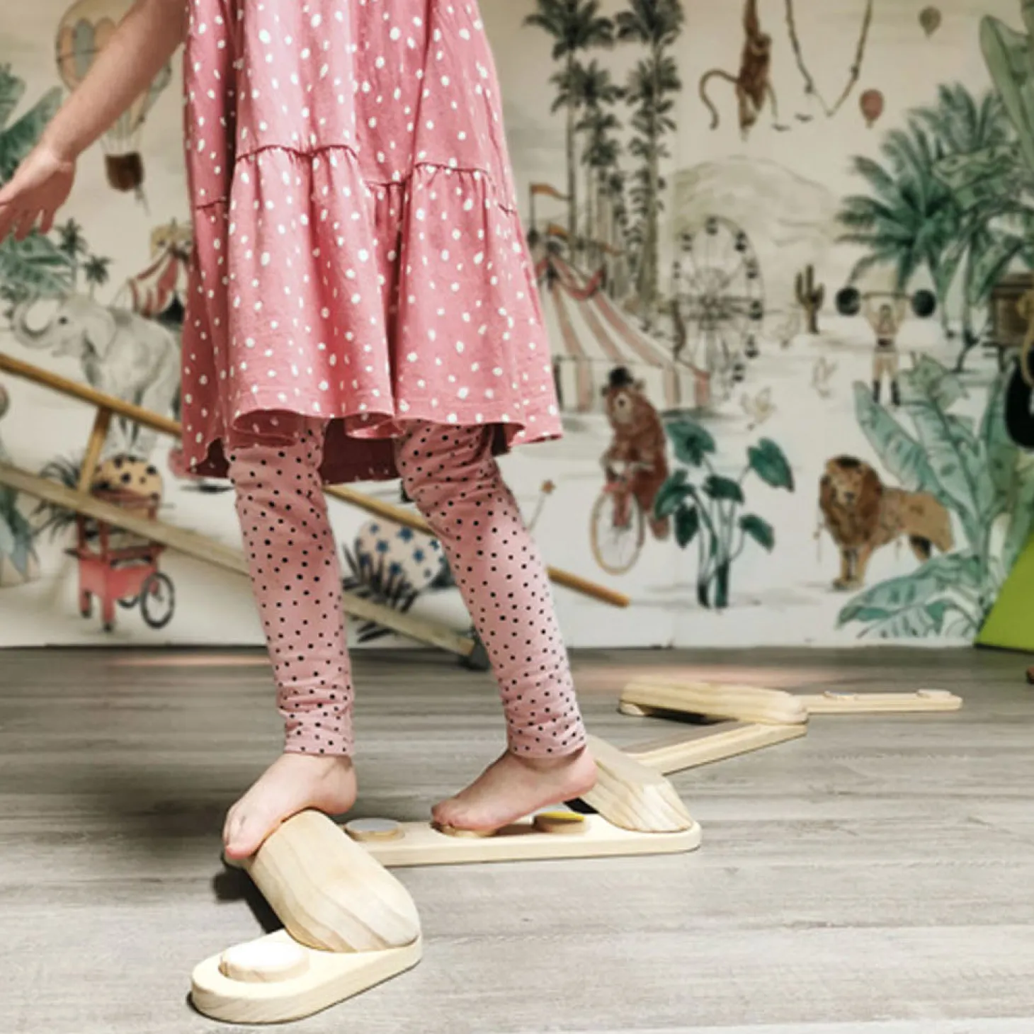 Small Foot - Houten Balans Balk Avontuur, 7dlg.