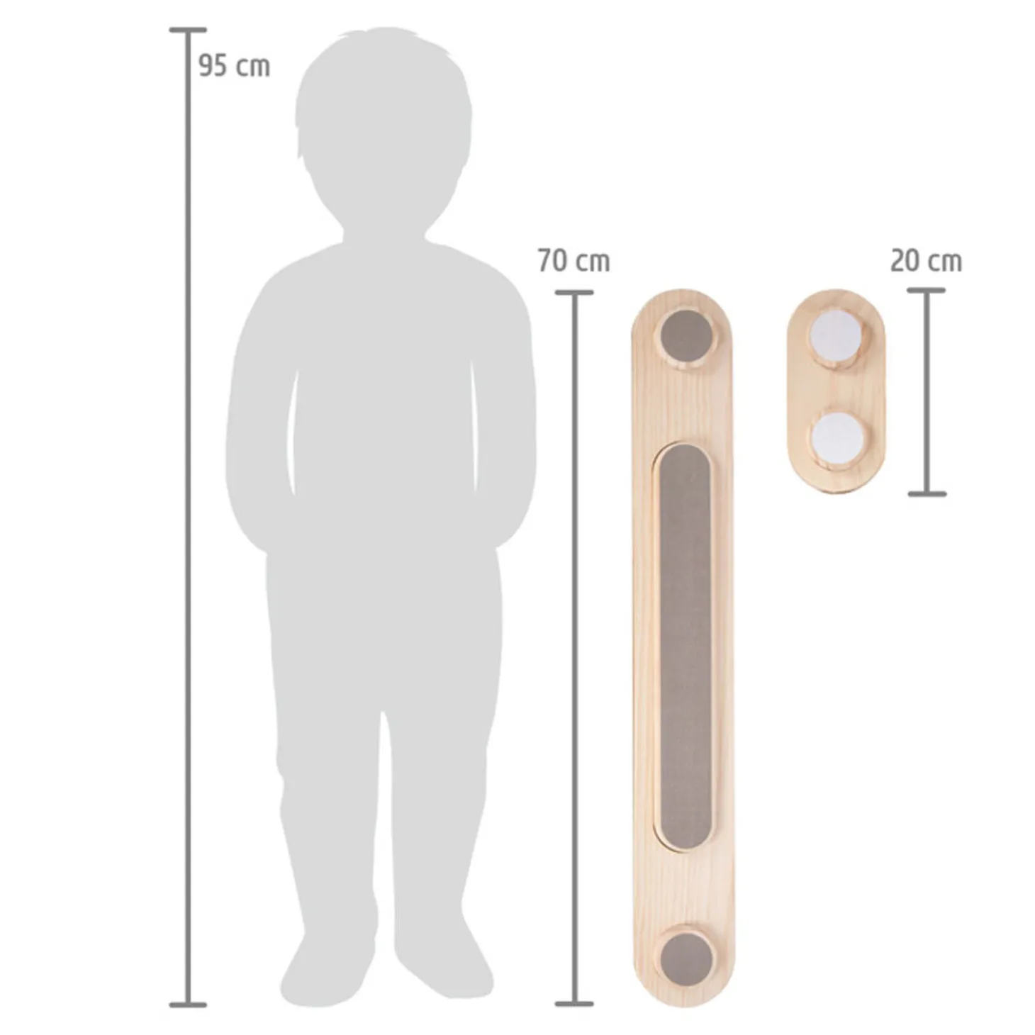 Small Foot - Houten Balans Balk Avontuur, 7dlg.