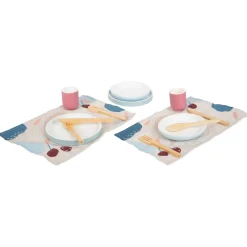 Small Foot  -  Houten Bestekset met Placemats, 18dlg.