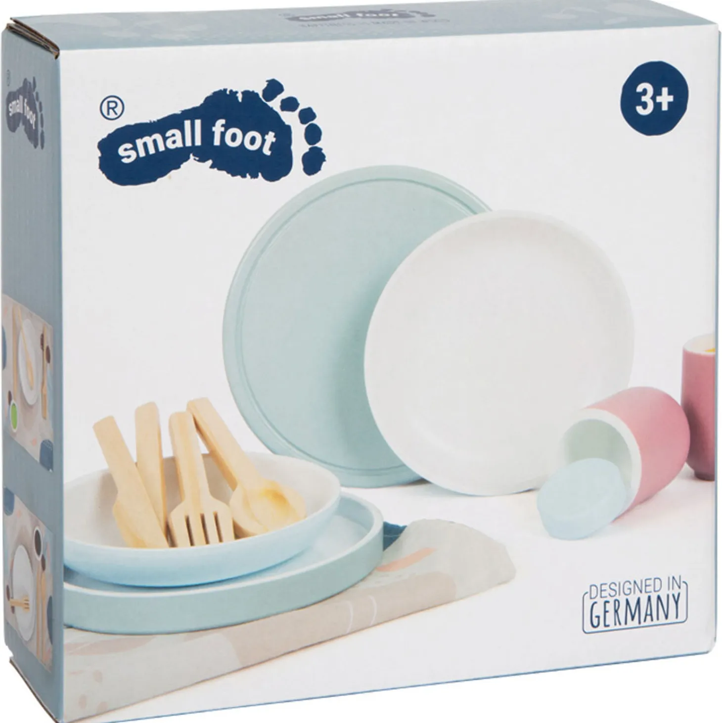 Small Foot - Houten Bestekset met Placemats, 18dlg.
