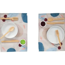 Small Foot - Houten Bestekset met Placemats, 18dlg.