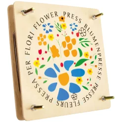 Small Foot - Houten Bloemenpers, 18x18cm