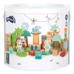 Small Foot - Houten Bouwblokken Jungle Friends FSC - 50dlg.