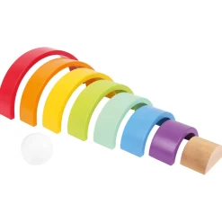 Small Foot  -  Houten Bouwblokken Regenboog, 9dlg.