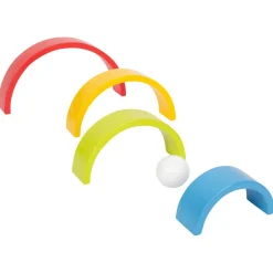 Small Foot  -  Houten Bouwblokken Regenboog, 9dlg.